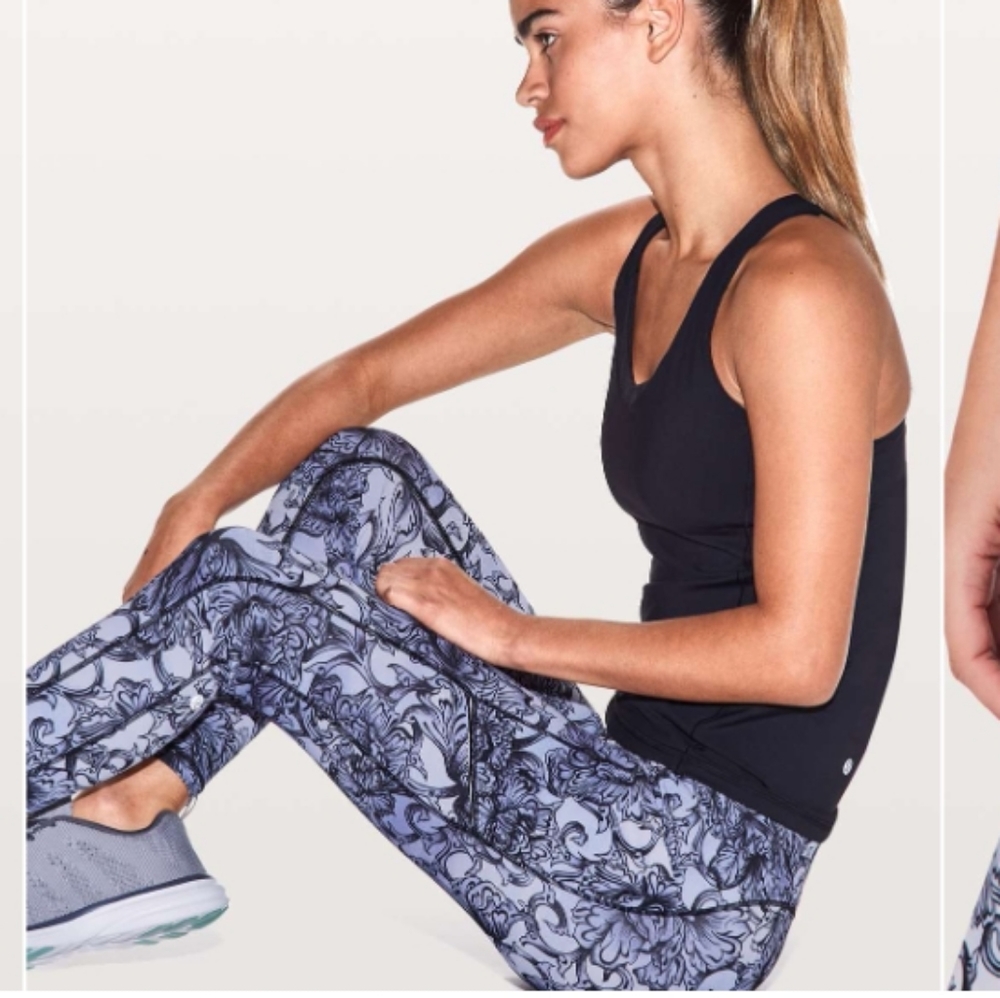 Lululemon Speed Up Tight Floral Print Hanakotoba Starlight Multi 28" Luxtreme - Picture 3 of 8
